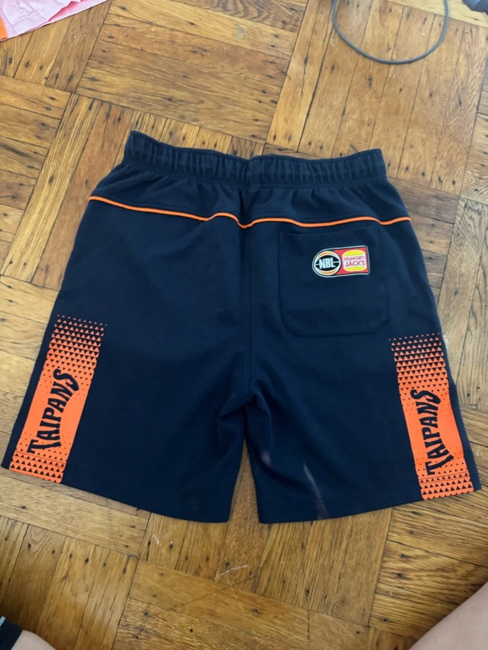 Champion NBL Navy Athletic Sweat Shorts with Taipans Patch - Picture 8 of 9